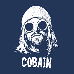 Свитшот хлопковый мужской Nirvana - Cobain, цвет: тёмно-синий — фото 2