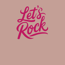Свитшот хлопковый мужской Lets rock Зажигаем, цвет: пыльно-розовый — фото 2
