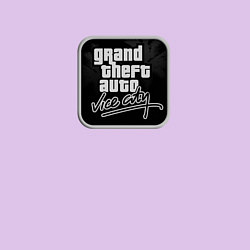 Свитшот хлопковый мужской GTA logo black, цвет: лаванда — фото 2