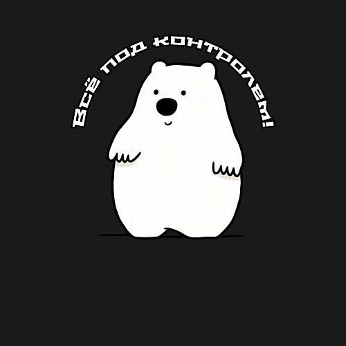 Мужской свитшот Контроль ситуации / Черный – фото 3