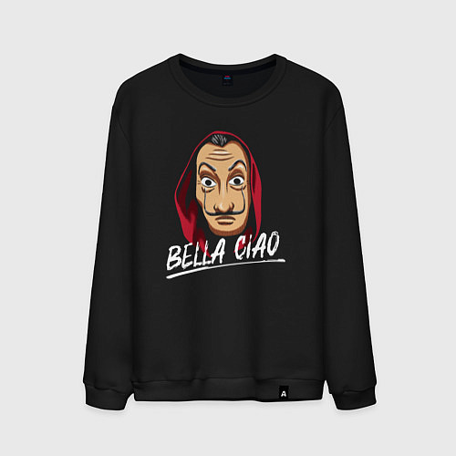 Мужской свитшот Bella ciao - Money heist / Черный – фото 1