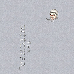 Свитшот хлопковый мужской Ведьмак курва, цвет: меланж — фото 2