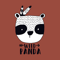 Свитшот хлопковый мужской Wild panda, цвет: кирпичный — фото 2