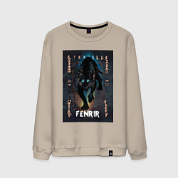 Мужской свитшот Fenrir black vinyl