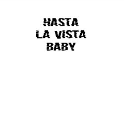 Свитшот хлопковый мужской Hasta la vista, цвет: белый — фото 2