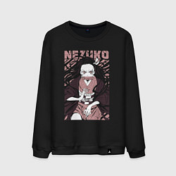 Мужской свитшот Nezuko black total cost