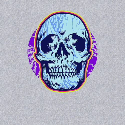 Мужской свитшот Neon dead / Меланж – фото 3