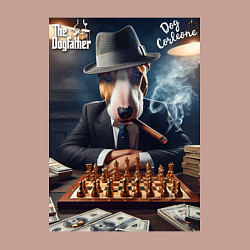 Свитшот хлопковый мужской Dog Corleone - meme, цвет: пыльно-розовый — фото 2