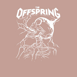 Свитшот хлопковый мужской The offspring - Supercharged, цвет: пыльно-розовый — фото 2