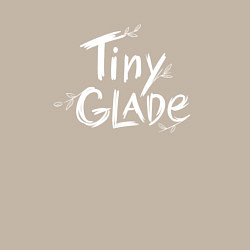 Свитшот хлопковый мужской Tiny glade logo, цвет: миндальный — фото 2