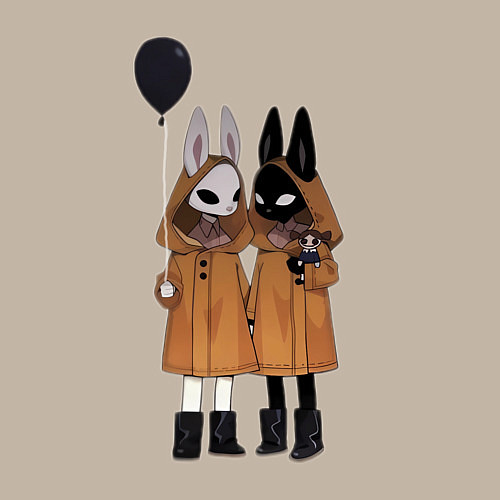 Мужской свитшот Кролики мистика / Миндальный – фото 3