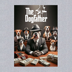 Свитшот хлопковый мужской Dog Corleone and his mafia, цвет: меланж — фото 2
