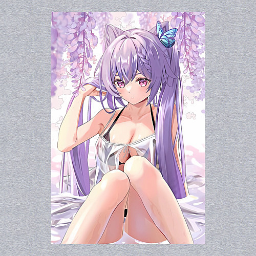 Мужской свитшот Геншин Кэ Цин / Меланж – фото 3