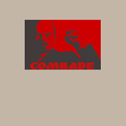 Свитшот хлопковый мужской Comrade, цвет: миндальный — фото 2