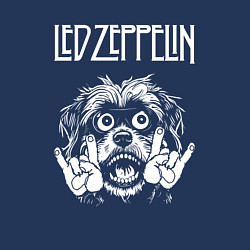 Свитшот хлопковый мужской Led Zeppelin rock dog, цвет: тёмно-синий — фото 2