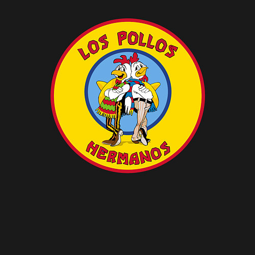 Мужской свитшот Los Pollos hermanos Breaking bad / Черный – фото 3
