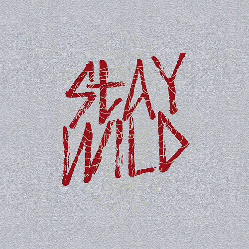 Мужской свитшот Дикий тигр art / Меланж – фото 3