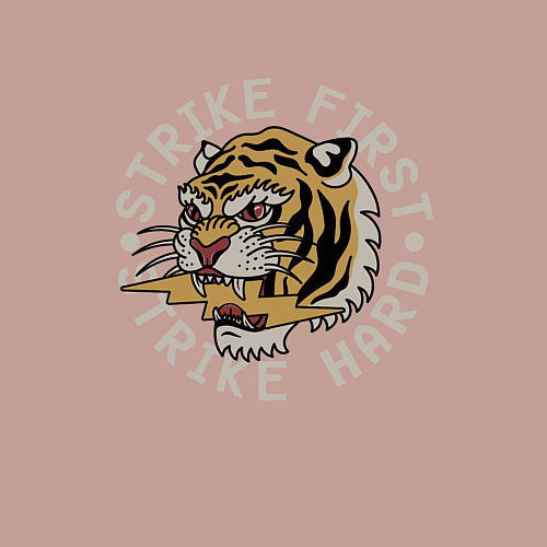 Мужской свитшот Бей первым / Пыльно-розовый – фото 3