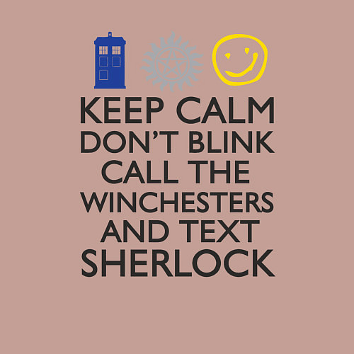 Мужской свитшот Sherlock doctor / Пыльно-розовый – фото 3