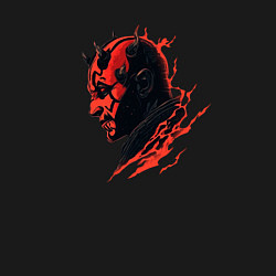 Свитшот хлопковый мужской Darth Maul - Star Wars, цвет: черный — фото 2