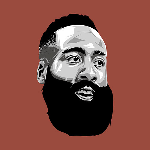 Мужской свитшот James Harden / Кирпичный – фото 3