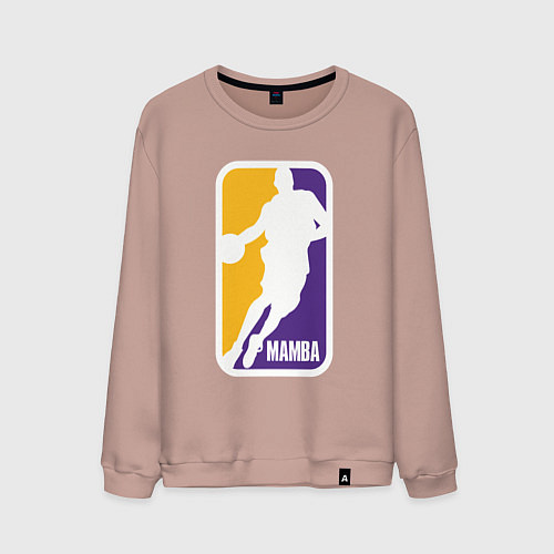 Мужской свитшот Mamba Kobe Bryant / Пыльно-розовый – фото 1