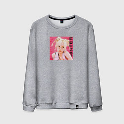 Свитшот хлопковый мужской Winter aespa, цвет: меланж