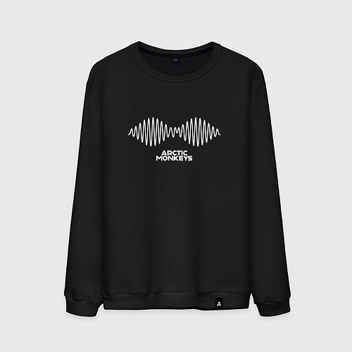 Мужской свитшот Arctic Monkeys logo / Черный – фото 1