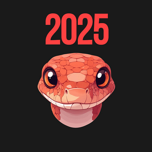 Мужской свитшот Оранжевая змея 2025 / Черный – фото 3