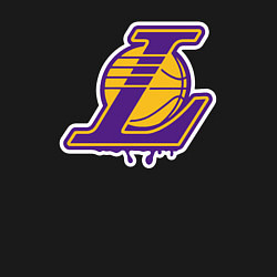 Свитшот хлопковый мужской Lakers team, цвет: черный — фото 2