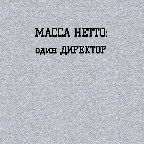 Мужской свитшот Масса нетто директор / Меланж – фото 3