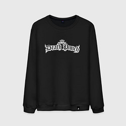 Свитшот хлопковый мужской Five Finger Death Punch - logo, цвет: черный