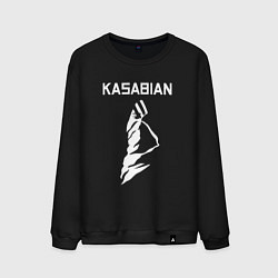 Свитшот хлопковый мужской Kasabian - logo, цвет: черный