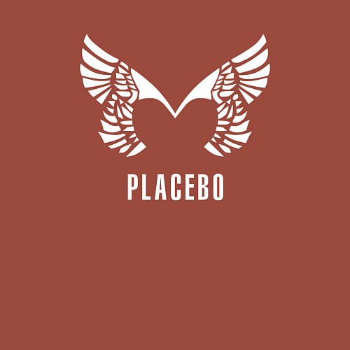 Мужской свитшот Placebo - logo / Кирпичный – фото 3