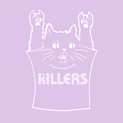 Свитшот хлопковый мужской The Killers - cat rock, цвет: лаванда — фото 2