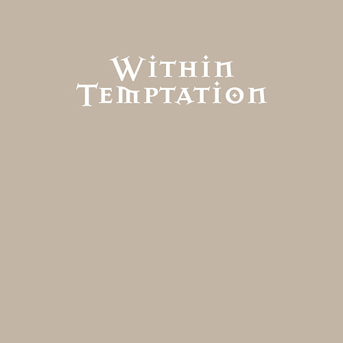 Мужской свитшот Within Temptation: logo / Миндальный – фото 3