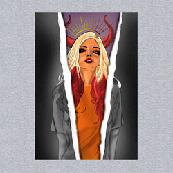 Свитшот хлопковый мужской Horns, цвет: меланж — фото 2