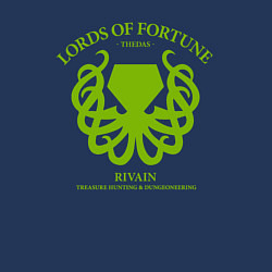 Свитшот хлопковый мужской Lords of Fortune - Dragon Age, цвет: тёмно-синий — фото 2