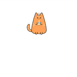 Свитшот хлопковый мужской Кот день рождения, цвет: белый — фото 2