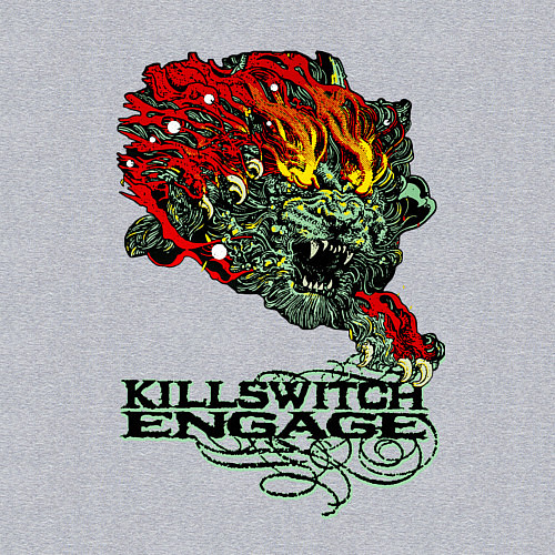 Мужской свитшот Грифон killswitch engage / Меланж – фото 3