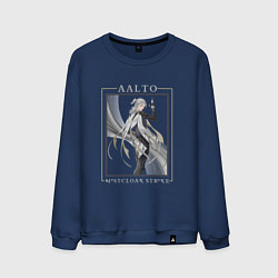 Свитшот хлопковый мужской Aalto Mistcloak Strike, цвет: тёмно-синий