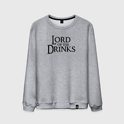 Мужской свитшот Lord of the drinks logo