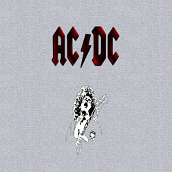 Свитшот хлопковый мужской AcDc - roook, цвет: меланж — фото 2