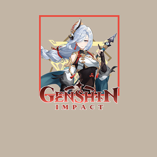 Мужской свитшот Шэнь Хэ / Миндальный – фото 3