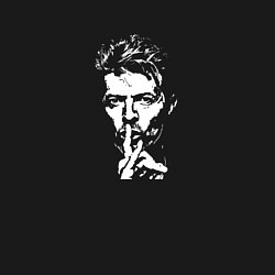 Свитшот хлопковый мужской David Bowie abstract portrait, цвет: черный — фото 2