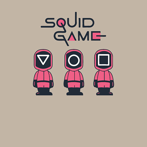 Мужской свитшот Squid games / Миндальный – фото 3