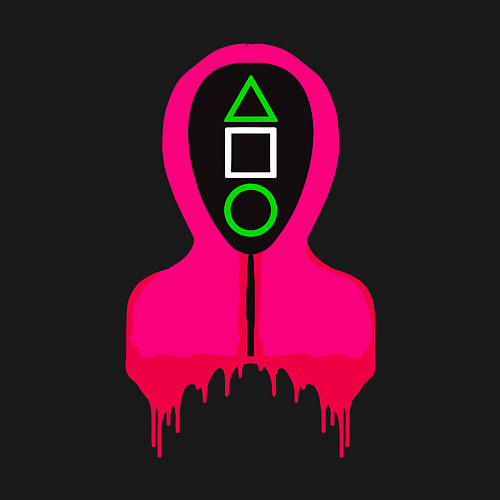 Мужской свитшот Розовый надзиратель / Черный – фото 3