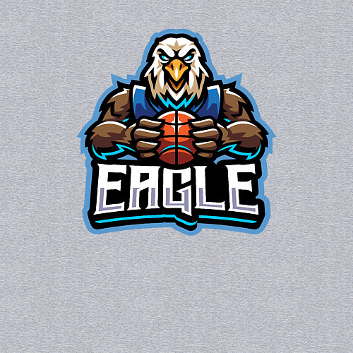 Мужской свитшот Eagle basketball / Меланж – фото 3