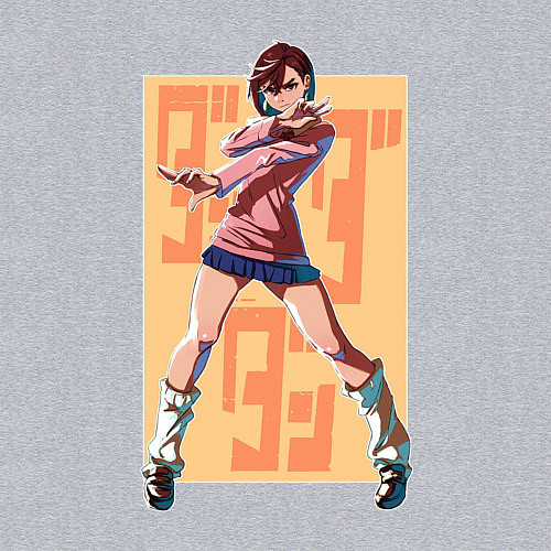 Мужской свитшот Momo Ayase / Меланж – фото 3