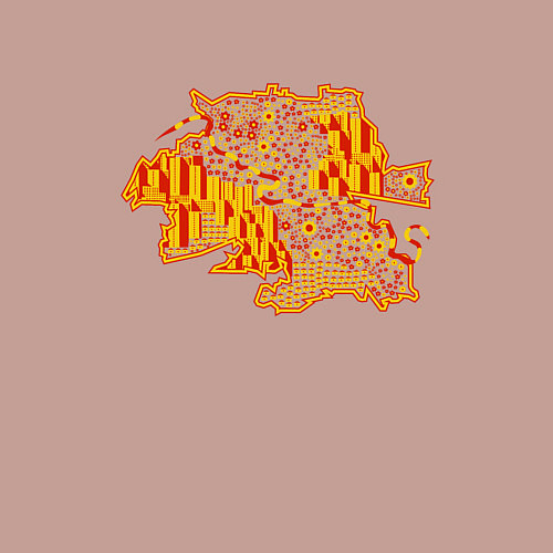 Мужской свитшот Тюмень / Пыльно-розовый – фото 3